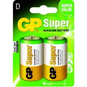GP Batteries Super Alkaline 5501 huishoudelijke batterij Wegwerpbatterij LR20