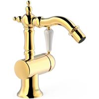 Bidetkraan Tres Clasic | Opbouw | Mengkraan | 1-hendel | Vintage | 24k Goud glans