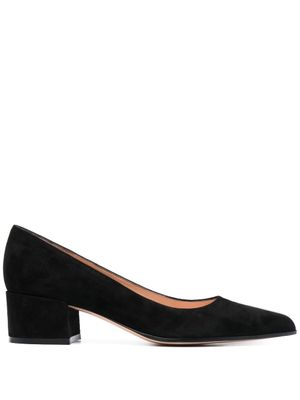 Gianvito Rossi escarpins Piper 45 mm en daim - Noir