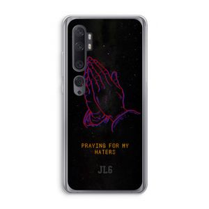 Praying For My Haters: Xiaomi Mi Note 10 Pro Transparant Hoesje