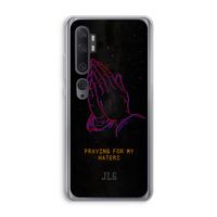 Praying For My Haters: Xiaomi Mi Note 10 Pro Transparant Hoesje