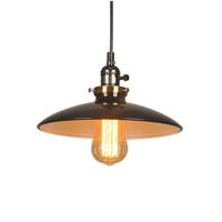 Retro creatieve persoonlijkheid zolder studie kamer kroonluchter zonder gloeilamp (zwart)
