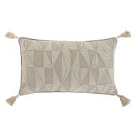 Kussen Home ESPRIT Beige Natuurlijk Boho 50 x 8 x 30 cm