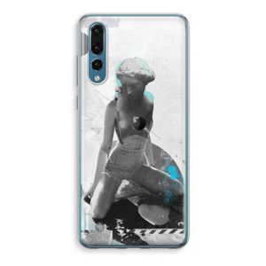 I will not feel a thing: Huawei P20 Pro Transparant Hoesje