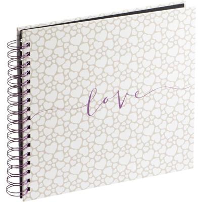 Hama 00003831 Ringbandalbum (b x h) 28 cm x 24 cm Beige, Wit 40 bladzijden