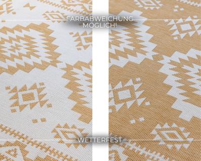Hanse Home - Elle Decoration Gemini In- and Outdoor Reversible Rug Dynamic Ochre - 160x230 cm