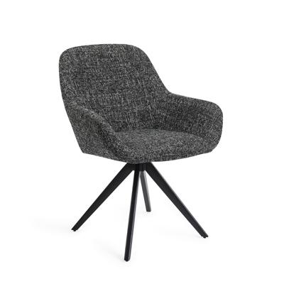 Jesper Home Eetkamerstoel 'Kushi' Turn Black, kleur Skyfall