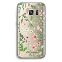 Botanical sweet flower heaven: Samsung Galaxy S7 Transparant Hoesje