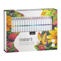 Creative Craft Group Fineliner & brushpen set - 40st.