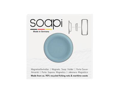 Soapi Magnetische zeephouder - lichtblauw