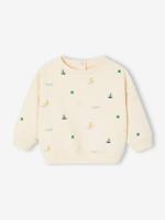 Fantasie sweater voor babyjongens ecru