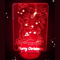 3D LED LAMP - KERST HERTJE