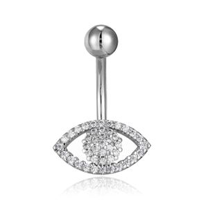 Cilla Navelpiercing van Titanium - Eye Zilver