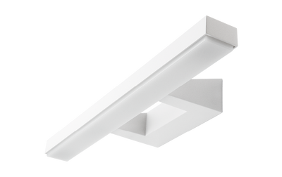 SG LED Badkamer- / wandlamp VIEW 15W 3000K 970 lumen IP44 mat wit dimbaar met steun ook kastlamp