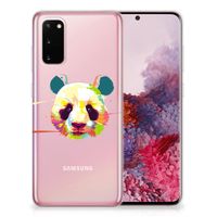 Samsung Galaxy S20 Telefoonhoesje met Naam Panda Color - thumbnail