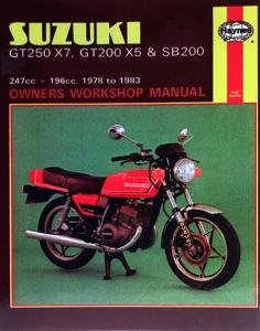 Suzuki GT250X7, GT200X5 & SB200 Twins (78 - 83) 0469