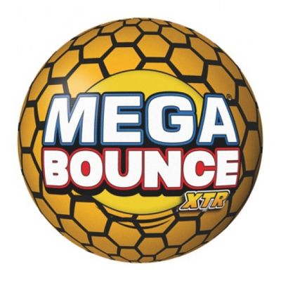 Wicked stuiterbal Mega Bounce XTR 7 cm geel 68 gram