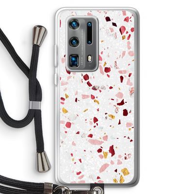 Terrazzo N°9: Huawei P40 Pro Plus Transparant Hoesje met koord