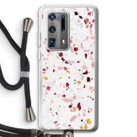 Terrazzo N°9: Huawei P40 Pro Plus Transparant Hoesje met koord