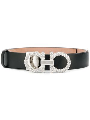 Ferragamo ceinture à ornements - Noir