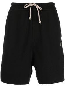 Moncler + Rick Owens short de survêtement à patch logo - Noir