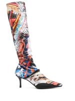 Marine Serre bottes Second Skin Archive - Blanc Marine Serre bottes Second Skin Archive - Blanc