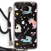 Fantasiewereld: Motorola Moto Z Force Transparant Hoesje met koord Fantasiewereld: Motorola Moto Z Force Transparant Hoesje met koord