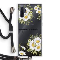 Daisies: Samsung Galaxy Note 10 Plus Transparant Hoesje met koord