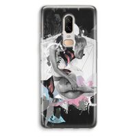 Camouflage de sommeil: OnePlus 6 Transparant Hoesje