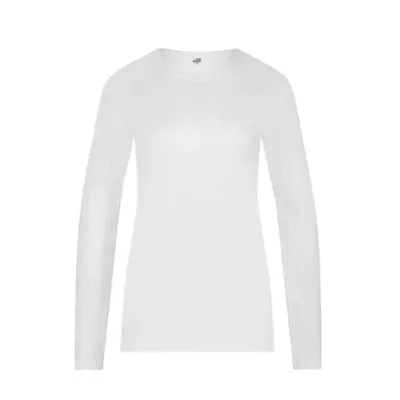 Thermo Rib dames shirt Lange mouw - Warm thermisch ondershirt met ronde hals