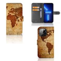iPhone 13 Pro | Flip Cover | Wereldkaart