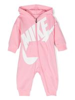 Nike Kids grenouillère zippée à logo imprimé - Rose - thumbnail