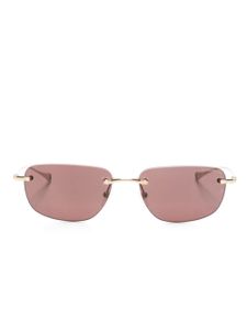 Dita Eyewear lunettes de soleil à monture rectangulaire - Or