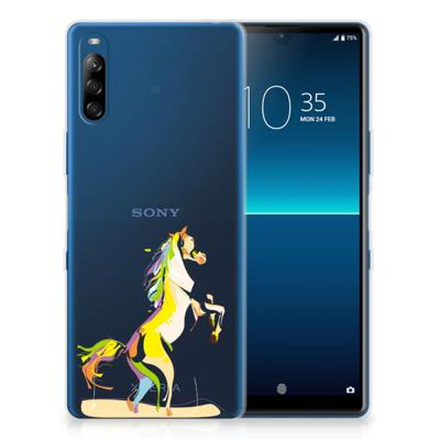 Sony Xperia L4 Telefoonhoesje met Naam Horse Color Sony Xperia L4 Telefoonhoesje met Naam Horse Color