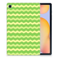 Samsung Galaxy Tab S6 Lite | S6 Lite (2022) Hippe Hoes Waves Green