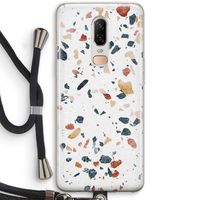 Terrazzo N°4: OnePlus 6 Transparant Hoesje met koord