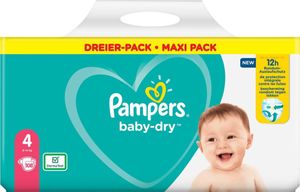 Pampers Baby-Dry Maat 4 9-14 KG 108 Luiers