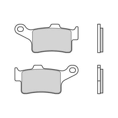 BREMBO Remblokken, voor de moto, Road Gesinterd Metaal 07GR88SA