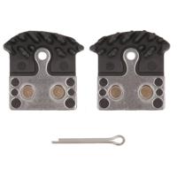 Shimano schijfremblokset j04c metal met koelvinnen - thumbnail