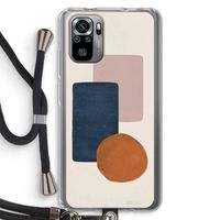 Geo #3: Xiaomi Redmi Note 10S Transparant Hoesje met koord