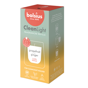 Bolsius Clean Light Fragranced Refills Grapefruit & Ginger