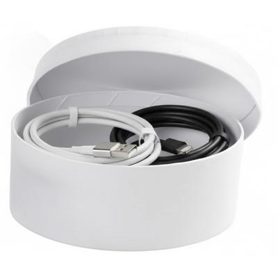 Ronde witte hobby knutsel doos - dozen van karton - 10.5 x 4.5 cm - Hoedendoos - cadeauverpakking