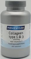 Nova Vitae Collageen type 1 & 3 1000 mg (180 tab)
