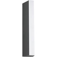 LED Tuinverlichting - Wandlamp Buitenlamp - Trion Eren - 8.5W - 1000 lumen - Warm Wit - 3000K - Antraciet - Aluminium