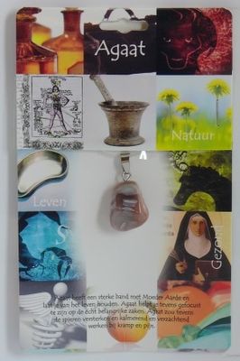 Steengoed Hanger gezondheidssteen agaat (1 st) Steengoed Hanger gezondheidssteen agaat (1 st)