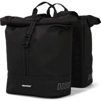 UrbanProof Urbanproof rolltop dubbele fietstas 38 liter zwart