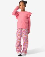 HEMA Kinderbroek Bloemen Ecru (ecru)