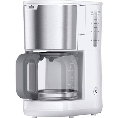 Braun KF 1500 WH Koffiezetapparaat Wit Capaciteit koppen: 10