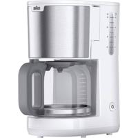 Braun KF 1500 WH Koffiezetapparaat Wit Capaciteit koppen: 10