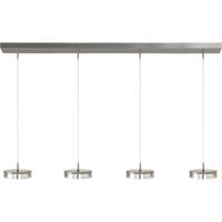 Masterlight 4-lichts hanglampImperia 130cm nikkel - 2041-37-37-02-130-4